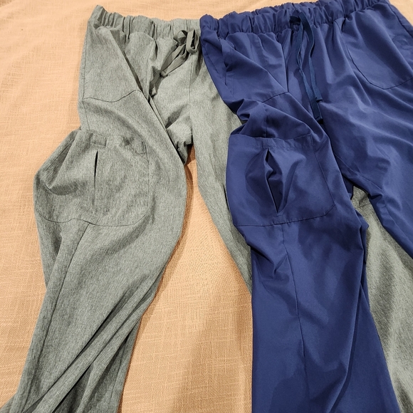 Hanes Comfort Fit Joggers 3XL Lot of 2 Navy Grey Stretch Waist Pockets - Picture 13 of 16